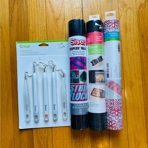 Cricut Weeding Tool Set and Material Bundle